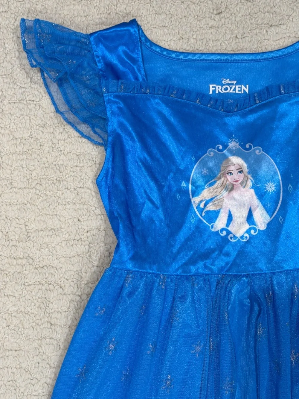 Kids Frozen Pajama Dress Size 6/6X